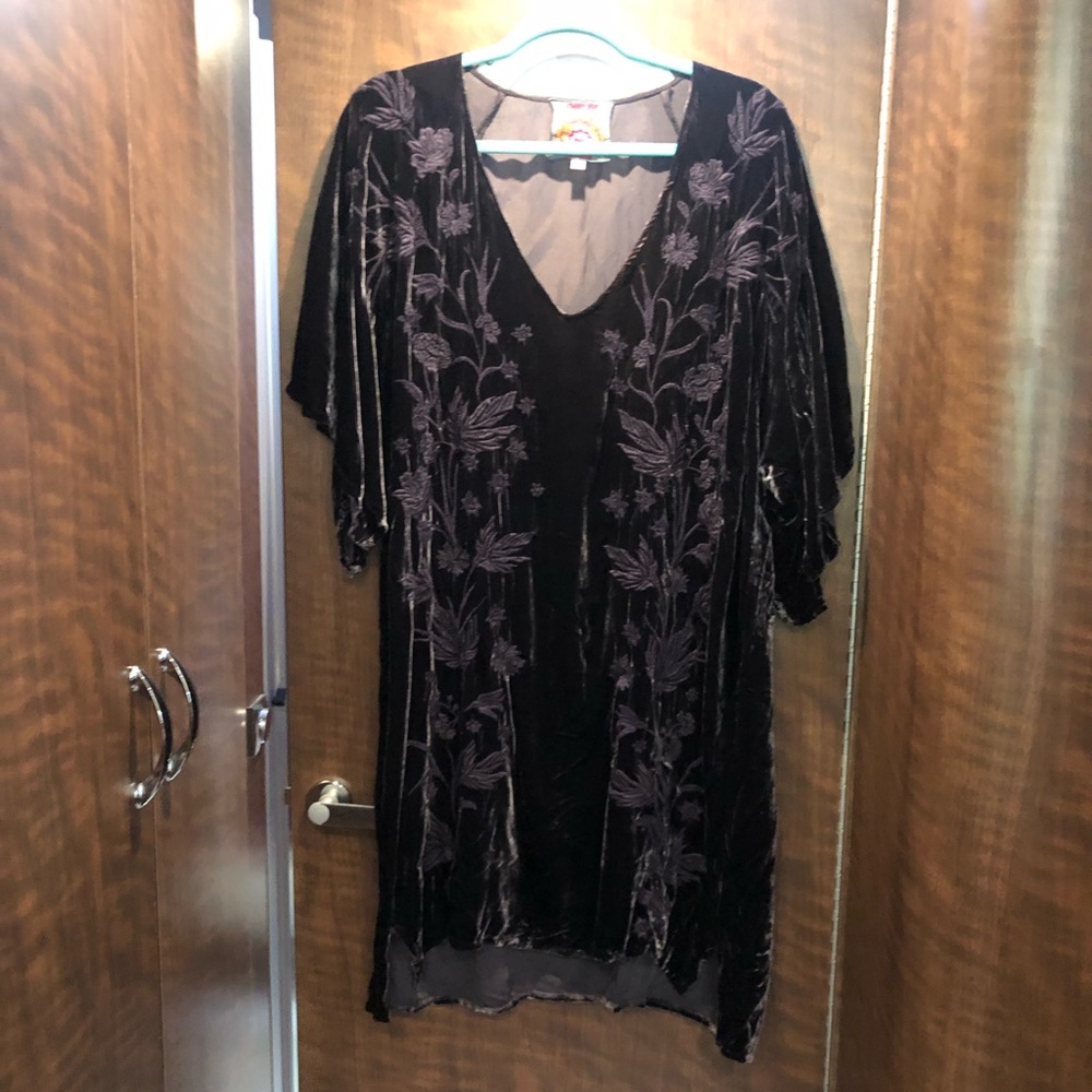 Johnny Was Velvet Dress